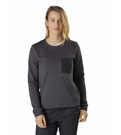 Covert Sweater Women's Whiskey Jack Heather Front View