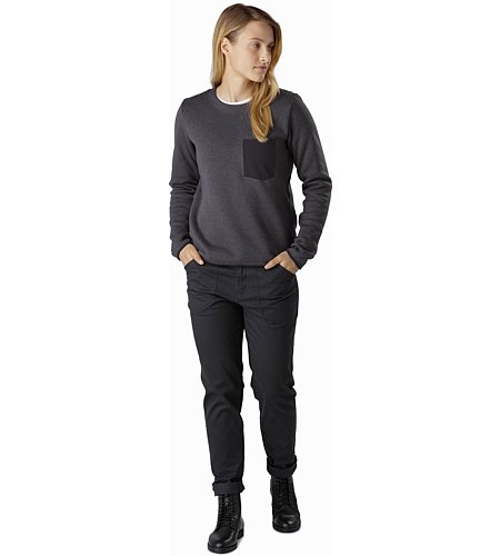Arcteryx Covert Sweater Women arbour heather 2019 Longsleeve Shirt