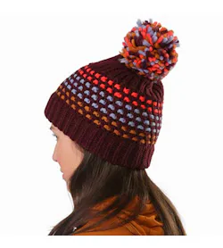 Fernie Toque Women's Crimson Back View