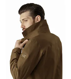Keppel Trench Coat Griz Collar