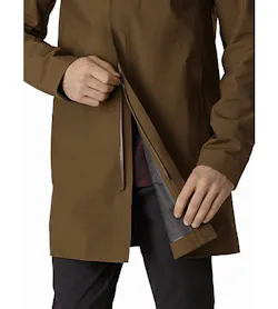 Keppel Trench Coat Griz Two Way Zipper