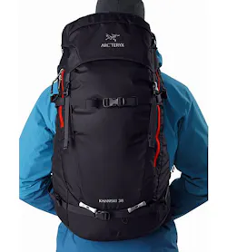 Khamski 38 Backpack Black Dynasty Back Detail