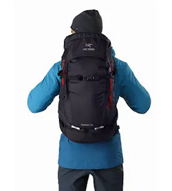 Khamski 38 Backpack Black Dynasty Back View