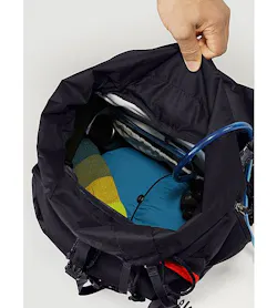 Khamski 38 Backpack Black Dynasty Main Comparment