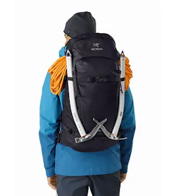Khamski 38 Backpack Black Ice Axe Attachment