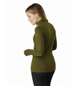 Rho LT Zip Neck Women's Bushwhack Back View