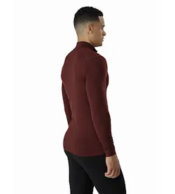 Satoro AR Zip Neck Shirt LS Flux Back View