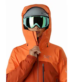 Shashka Jacket Women's Ridge Rise Helmet Compatible Hood