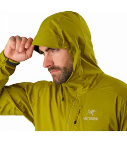 Squamish Hoody Olive Amber Hood Up
