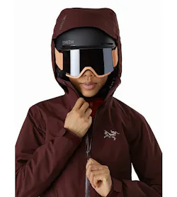 Tiya Jacket Women's Flux Helmet Compatible Hood